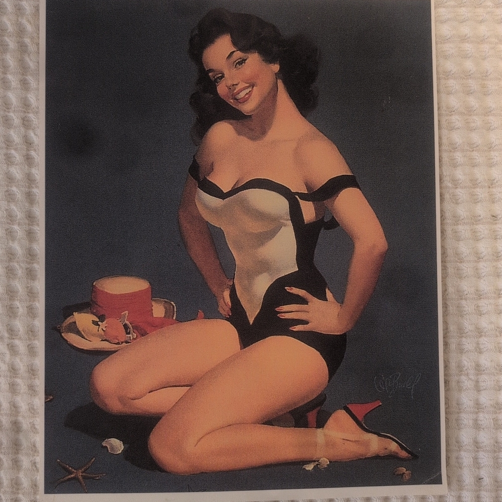 Pinup Girl Art Picture